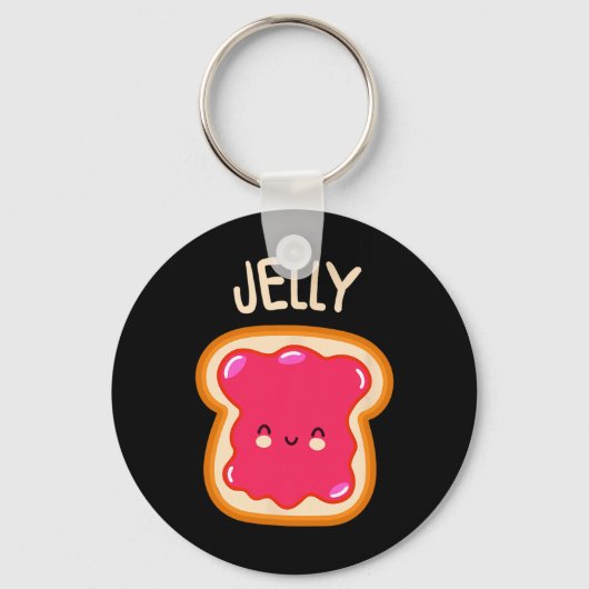 Pindakaas En Jam Tweeling Beste Vriend Matching Sleutelhanger (Voorkant)