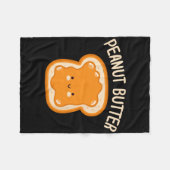 Pindakaas en Jam Tweeling Beste Vriend Passend Fleece Deken (Voorkant (Horizontaal))