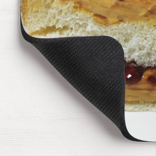 Pindakaas en jelly-boterham. muismat (Hoek)