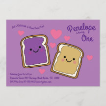 Pindakaas en Jelly Kinder 1e Verjaardagsfeestje