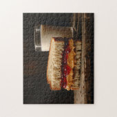 Pindakaas en Jelly Sandwich Melk Legpuzzel (Verticaal)