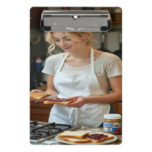 Pindakaas en Jelly Sandwich Op Maat Mini Klembord