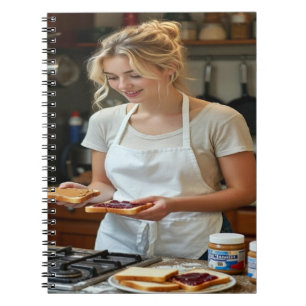 Pindakaas en Jelly Sandwich Op Maat Notitieboek