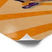 Pindakaas en Jelly Sandwiches Glanzend Poster (Hoek)