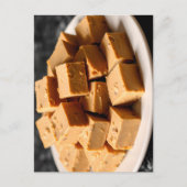 Pindakaas Fudge Recept Kaart (Voorkant)