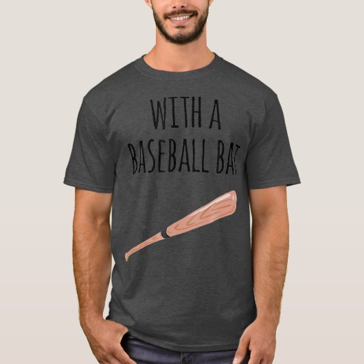 Pindakaas gelei met een honkbal vleermuis koppels t-shirt (Voorkant)