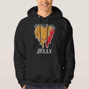 pindakaas gelei paar bijpassende boter sandwich hoodie