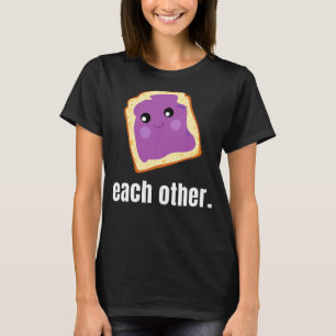 pindakaas gelei voor elk ander levensmiddel t-shirt