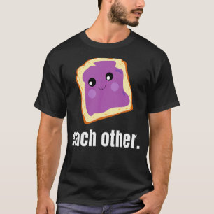 pindakaas gelei voor elk ander levensmiddel t-shirt