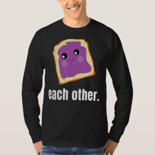 pindakaas gelei voor elk ander levensmiddel t-shirt