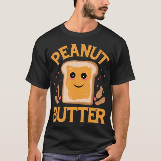 Pindakaas Grappige Pindaliefhebber Kleding Kindere T-shirt (Voorkant)