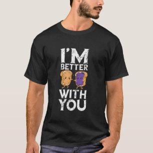 Pindakaas & Jam Beter Met Jou Pindakaas T-shirt