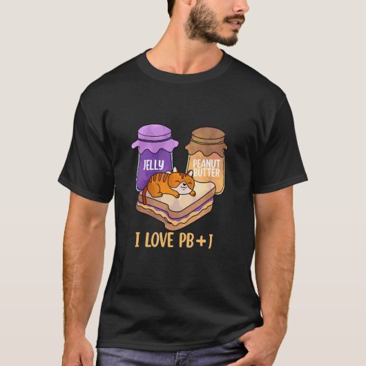 Pindakaas Jam Kat T-shirt (Voorkant)