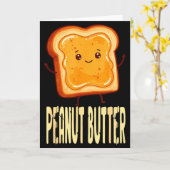 Pindakaas & Jam Matchende Koppel Vrienden Kaart (Gele Bloem)