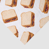 Pindakaas & Jam sandwich Tissuepapier (Detail)