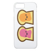 Pindakaas & Jelly Toast Vrienden iPhone 7 Hoesje (Achterkant)
