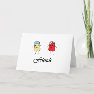 Pindakaas & Jelly Vrienden Feestdagen Kaart