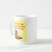 pindakaas koffiemok (Voorkant links)