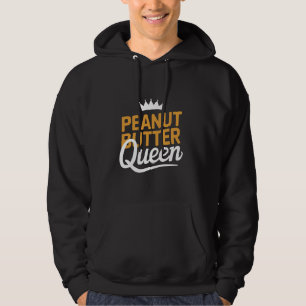 Pindakaas Koningin Pindakaas Gelei Liefhebbers Vro Hoodie