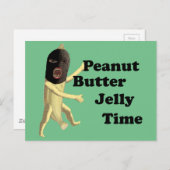 pindakaas kwal-tijd briefkaart (Voorkant / Achterkant)