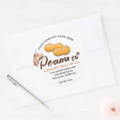 Pindakaas Label Sticker (Envelop)