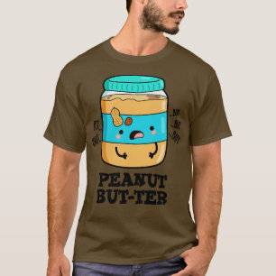 Pindakaas Schattige voedsel woordspeling T-shirt