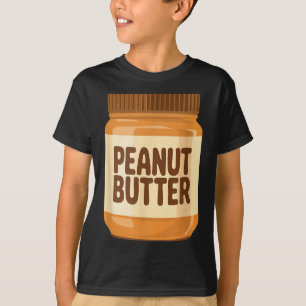 Pindakaas Shirt Volwassenen Mannen Vrouwen Kindere