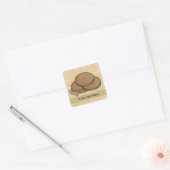Pindakaas sticker tekst toevoegen (Envelop)