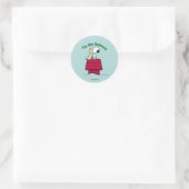Pindakaas | 'Tis het Seizoen! Ronde Sticker (Tas)