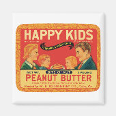  pindakaas voedseletiket magneet (Voorkant)