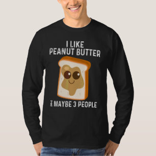 Pindakaas voor mannen vrouwen bijpassende beste vr t-shirt