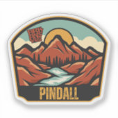 Pindall, Arkansas Sticker (Voorkant)