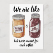 Pindapot met jam pot jubileum briefkaart (Voorkant)