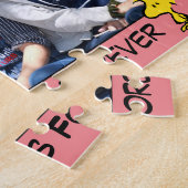 pinda's | Aangepaste foto van Snoopy's Friend Wood Legpuzzel (Zijkant)