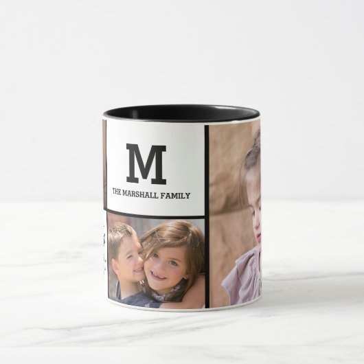 pinda's | | Aangepaste foto's en monogram Mok (Midden)