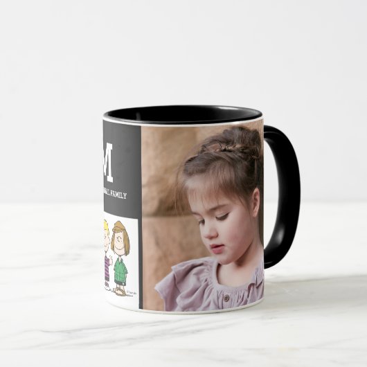 pinda's | | Aangepaste foto's en monogram Mok (Voorkant rechts)