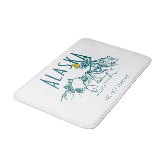 pinda's | Alaska de laatste grens Badmat (Gekanteld)