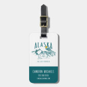 pinda's | Alaska de laatste grens Bagagelabel (Voorkant verticaal)
