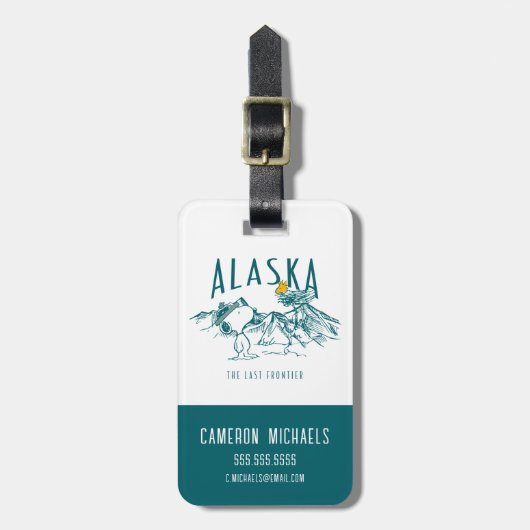 pinda's | Alaska de laatste grens Bagagelabel (Voorkant verticaal)