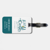 pinda's | Alaska de laatste grens Bagagelabel (Achterkant horizontaal)