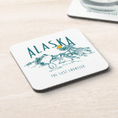 pinda's | Alaska de laatste grens Bier Onderzetter (Linkerzijde)