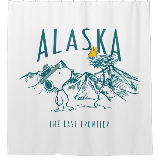 pinda's | Alaska de laatste grens Douchegordijn (Voorkant)