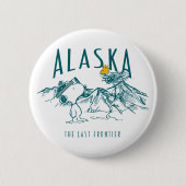 pinda's | Alaska de laatste grens Ronde Button 5,7 Cm (Voorkant)