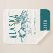 pinda's | Alaska de laatste grens Sherpa Deken (Voorkant (horizontaal))