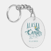 pinda's | Alaska de laatste grens Sleutelhanger (Voorkant Links)