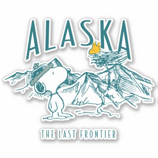 pinda's | Alaska de laatste grens Sticker (Voorkant)