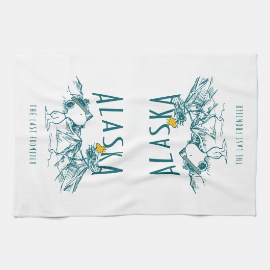 pinda's | Alaska de laatste grens Theedoek (Horizontaal)