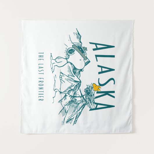 pinda's | Alaska de laatste grens Wandkleed (Voorkant (horizontaal))