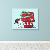 pinda's | Alle passementwerk Canvas Afdruk (Insitu (Houten vloer))