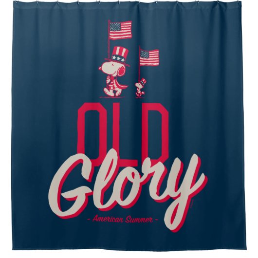 pinda's | American Summer Old Glory Douchegordijn (Voorkant)